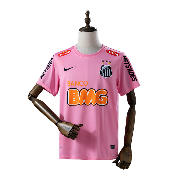 Maillot Rétro Santos Extérieur Rose 12/13
